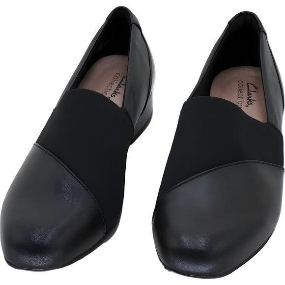 Clarks Juliet Gem Women's Slip-On Flats Black Comfort Work Shoe US 9.5M EU 41 - Picture 5 of 6